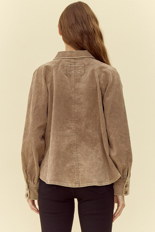 Cord-Like Button Down