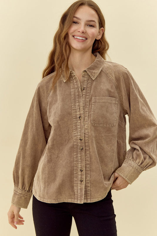 Cord-Like Button Down