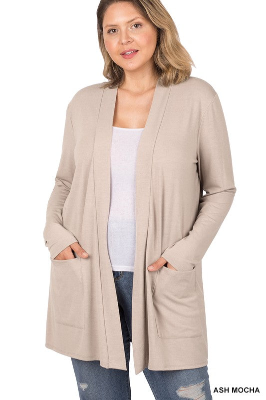 Plus Lightweight Cardigan