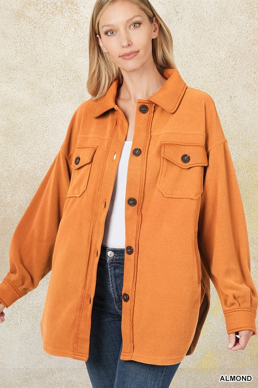 Oversized Fleece Shackets