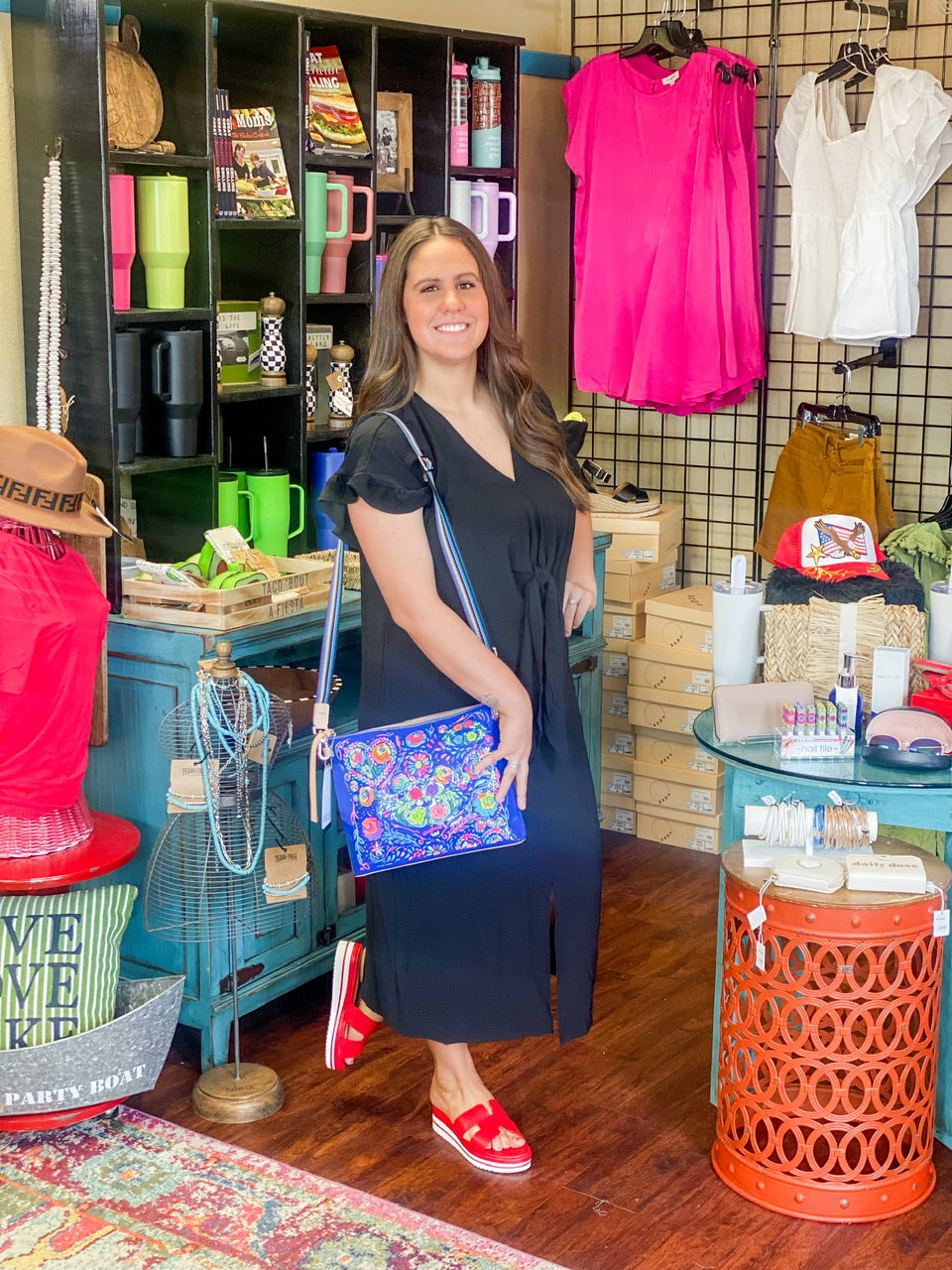 Twist Tie Midi Dress