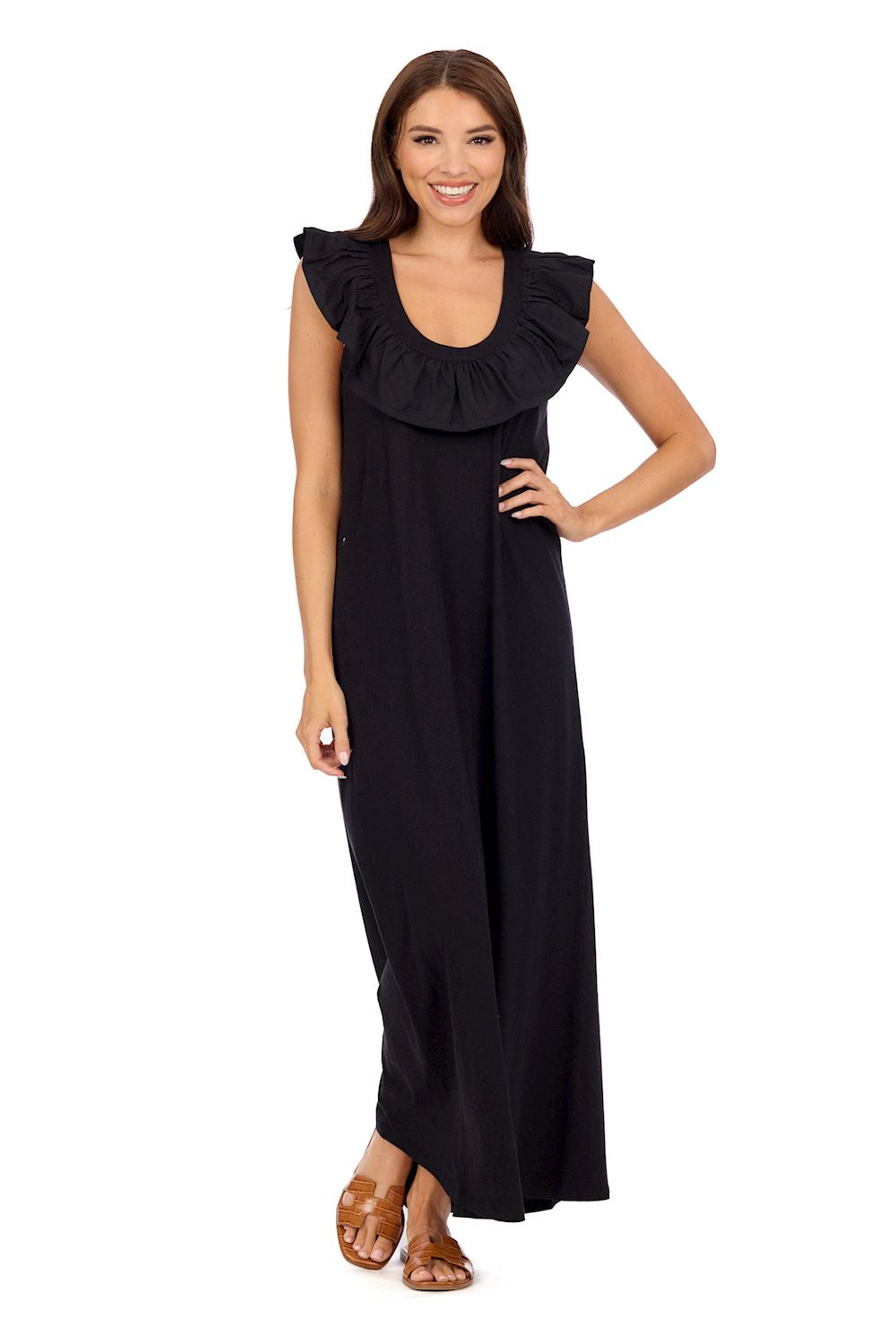 Kimi Ruffle Maxi Dress