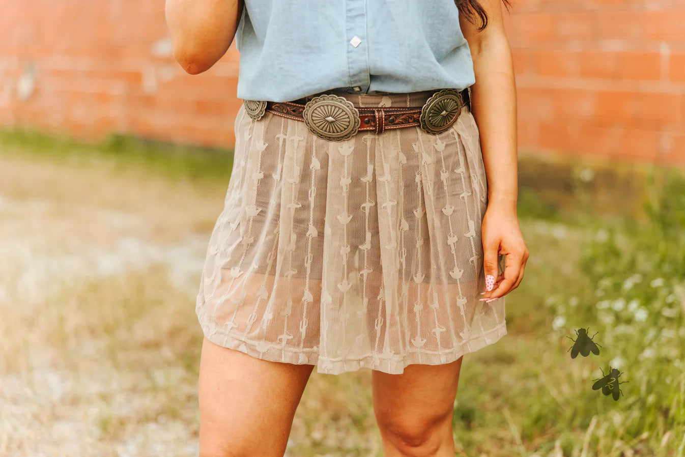 LINGO LACE SKORT
