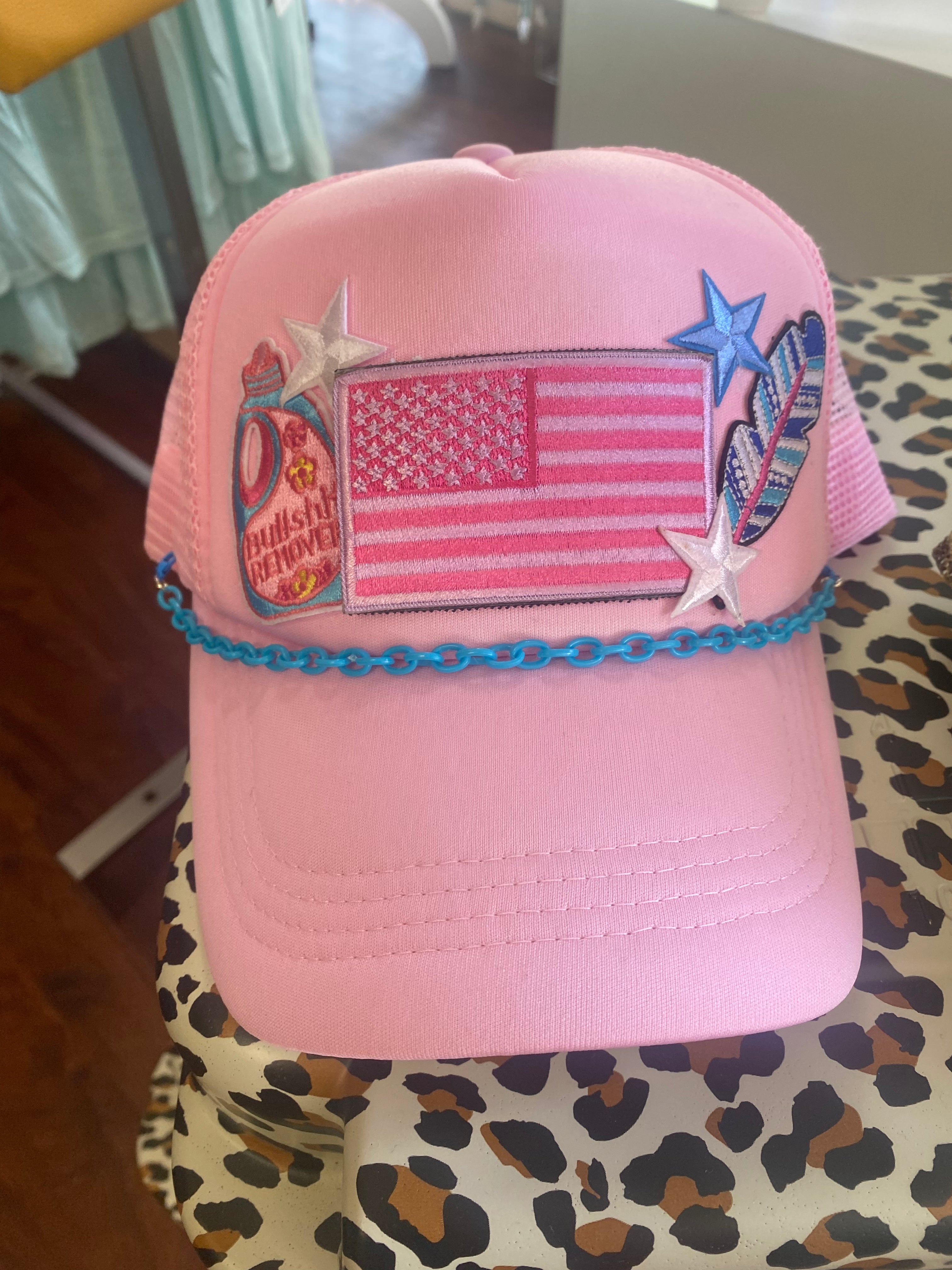 Pink Flag Trucker Hat