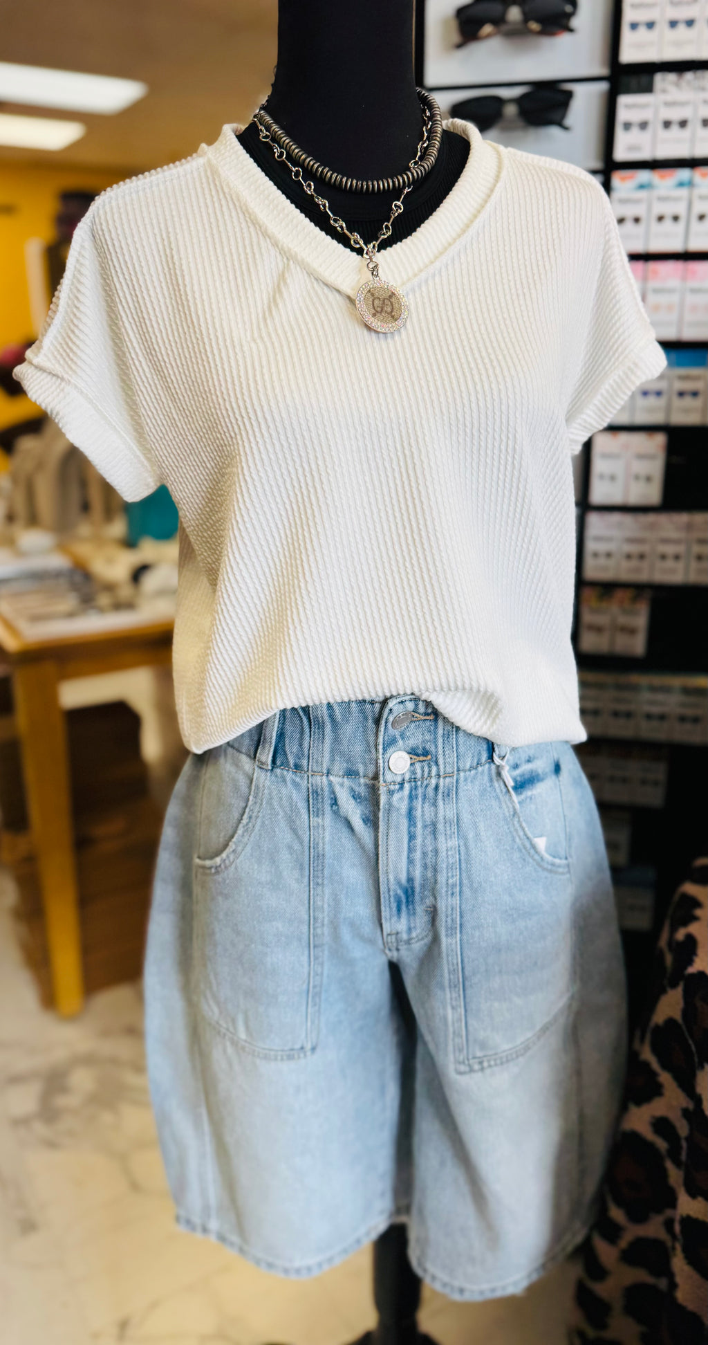 Barrel Bermuda Shorts