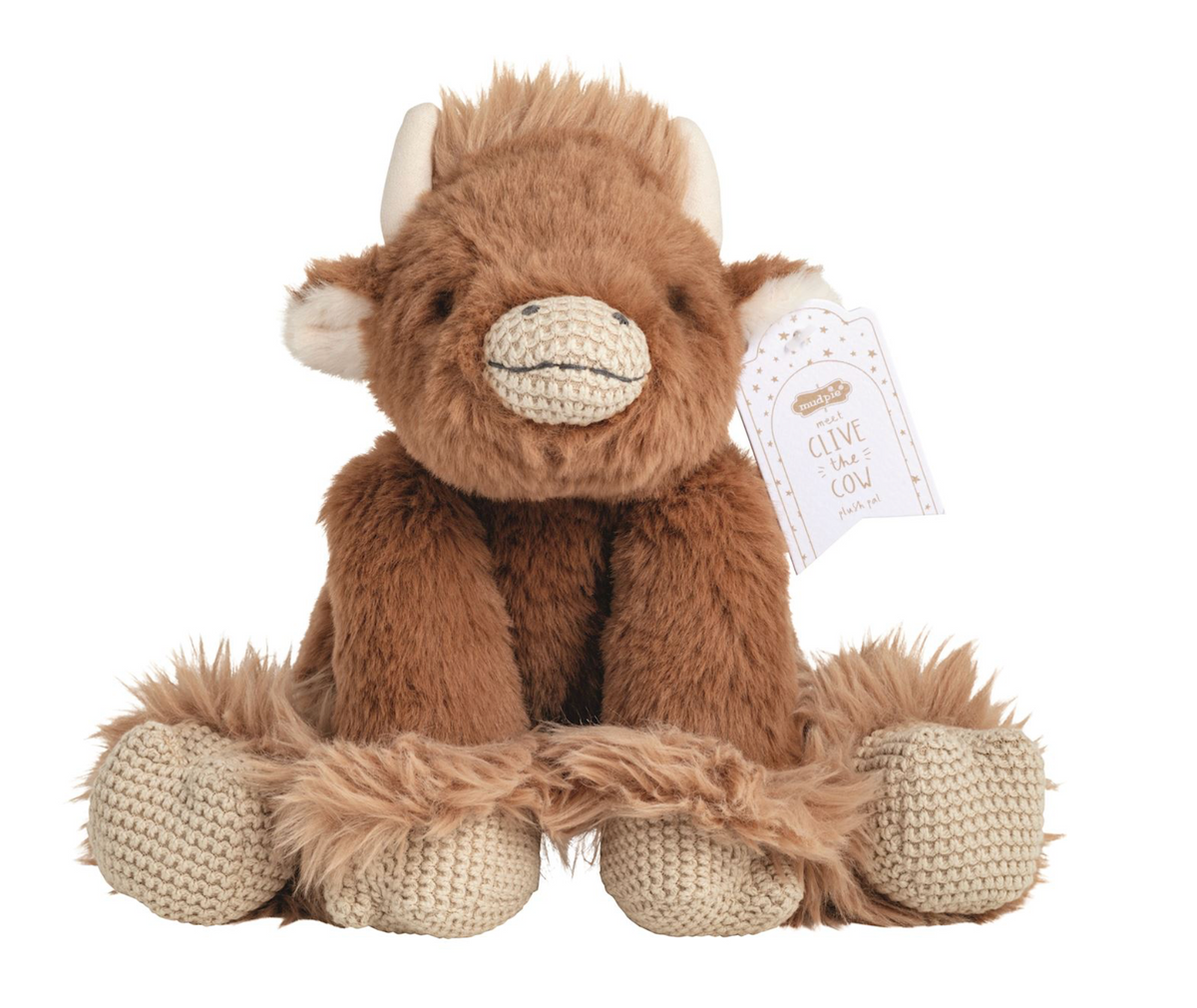 CLIVE THE COW PLUSH PAL Mudpie
