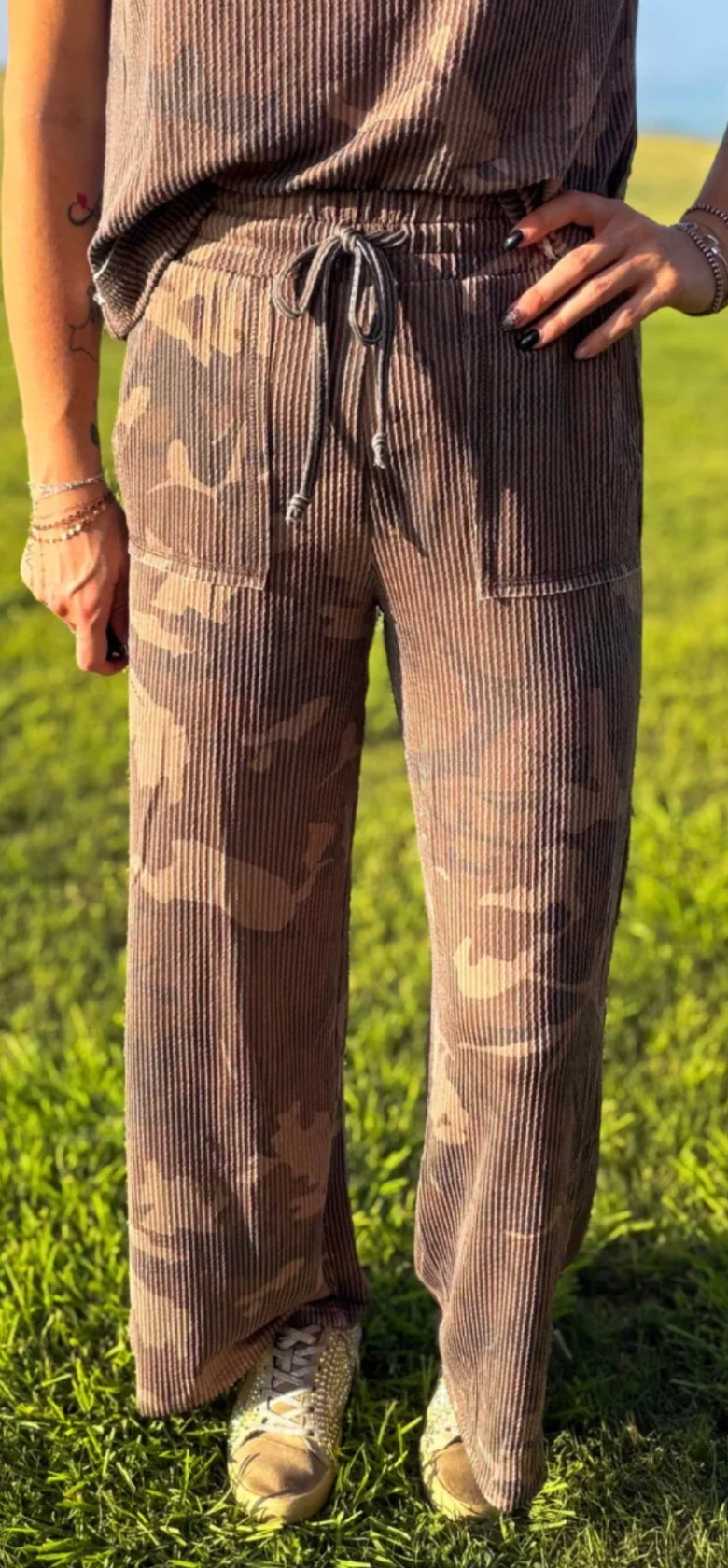 Dusty Camo Kreek Pants Hip Chick Boutique