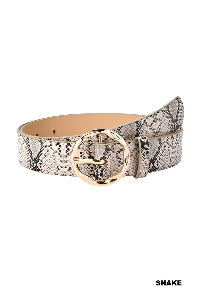 Animal Print Fashion Belt Zenana