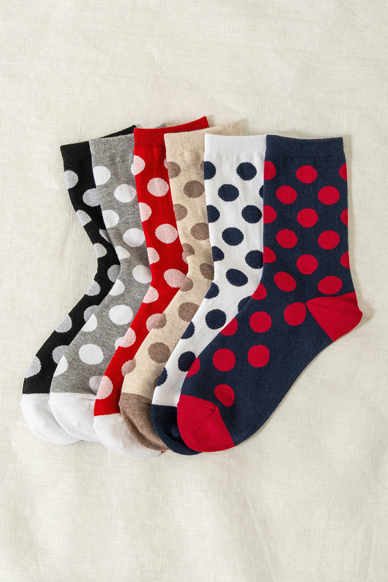 Polka Dot Socks Zenana