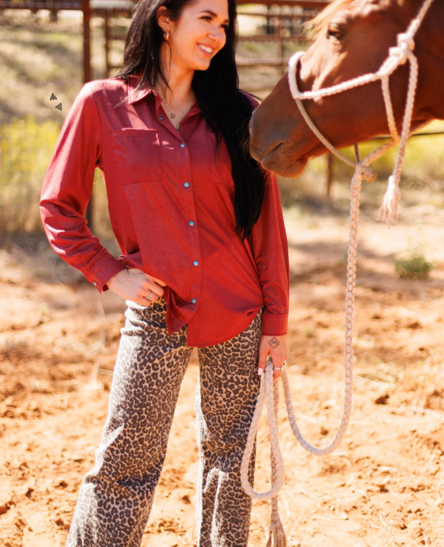 LEATHER LUX *BURGUNDY