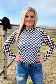 Round the Track Mesh Top