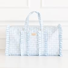 Ruffled Nylon Weekender