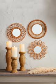 RESIN WOVEN CANDLESTICK