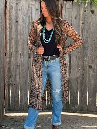 Cody Sheer Leopard Cardigan