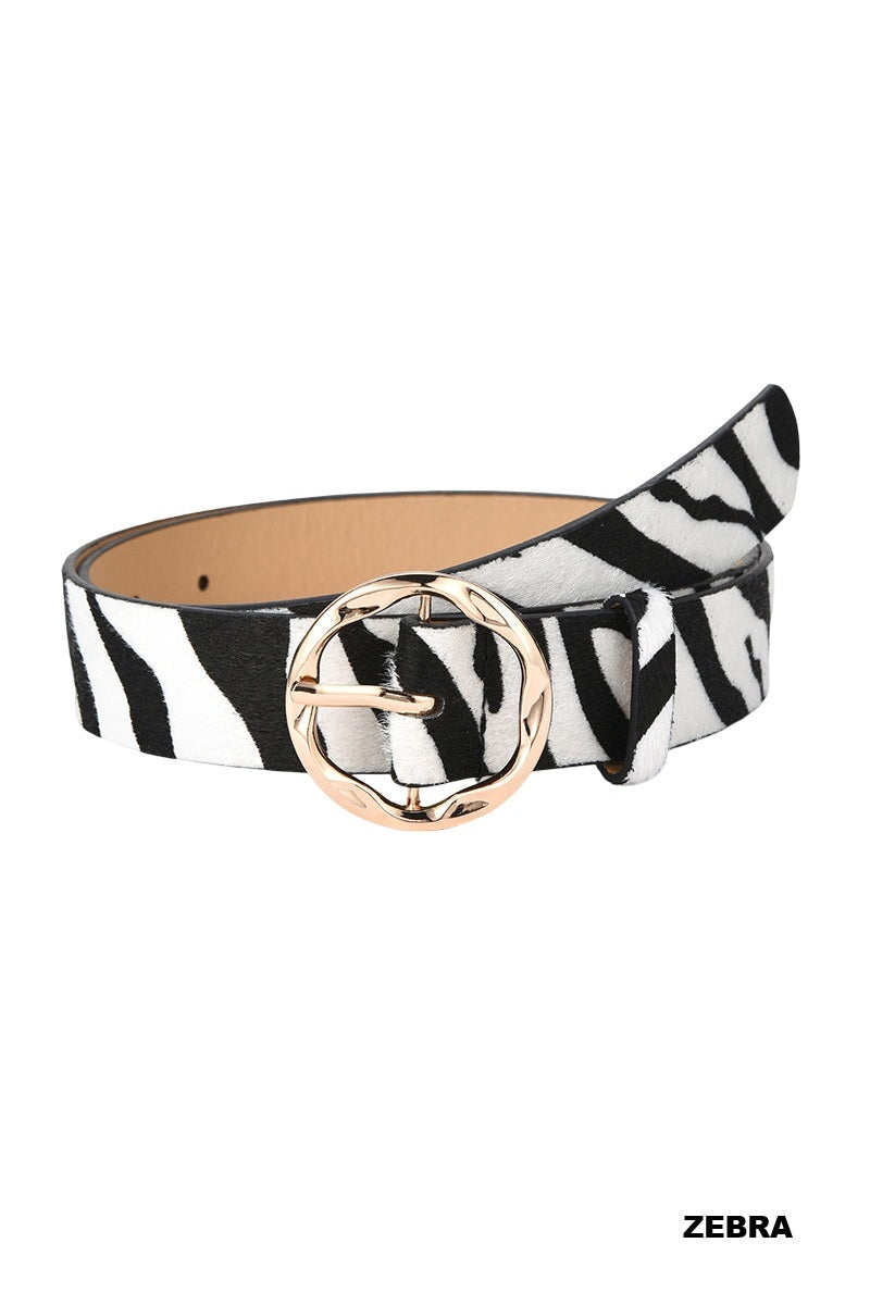 Animal Print Fashion Belt Zenana