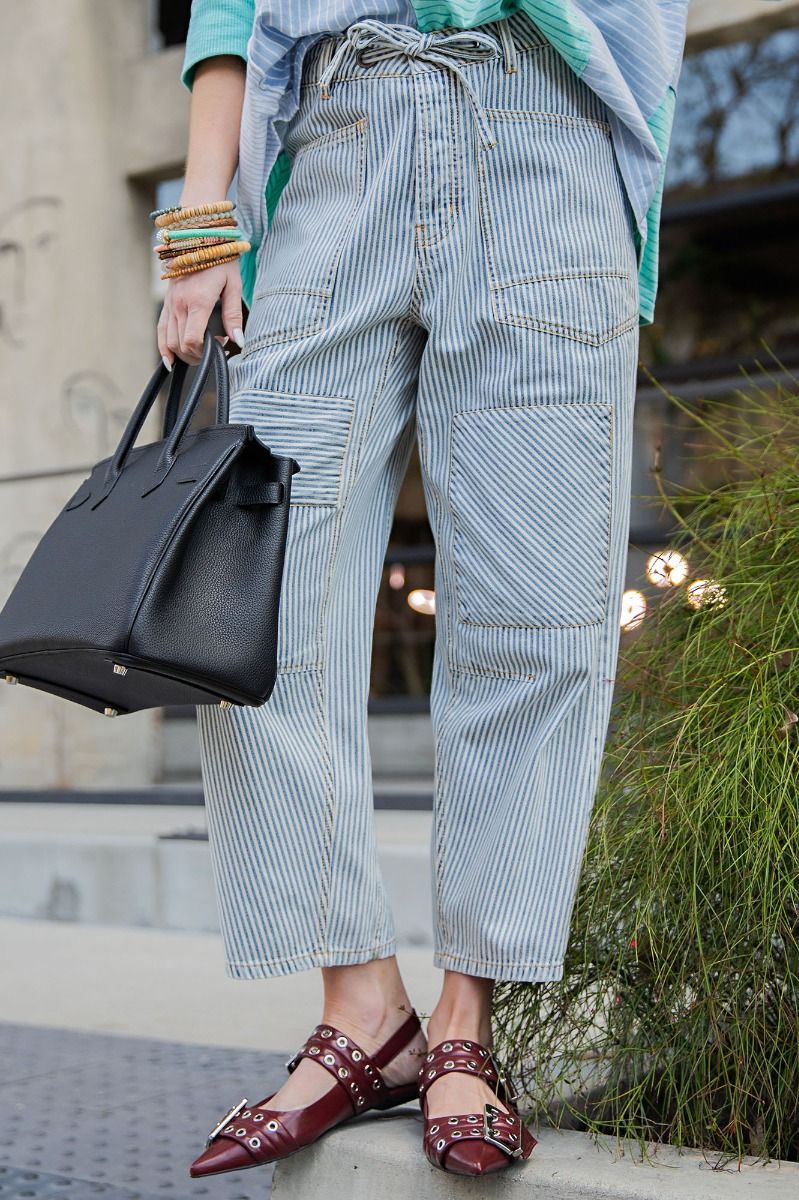 Lazy Daze Striped Jeans