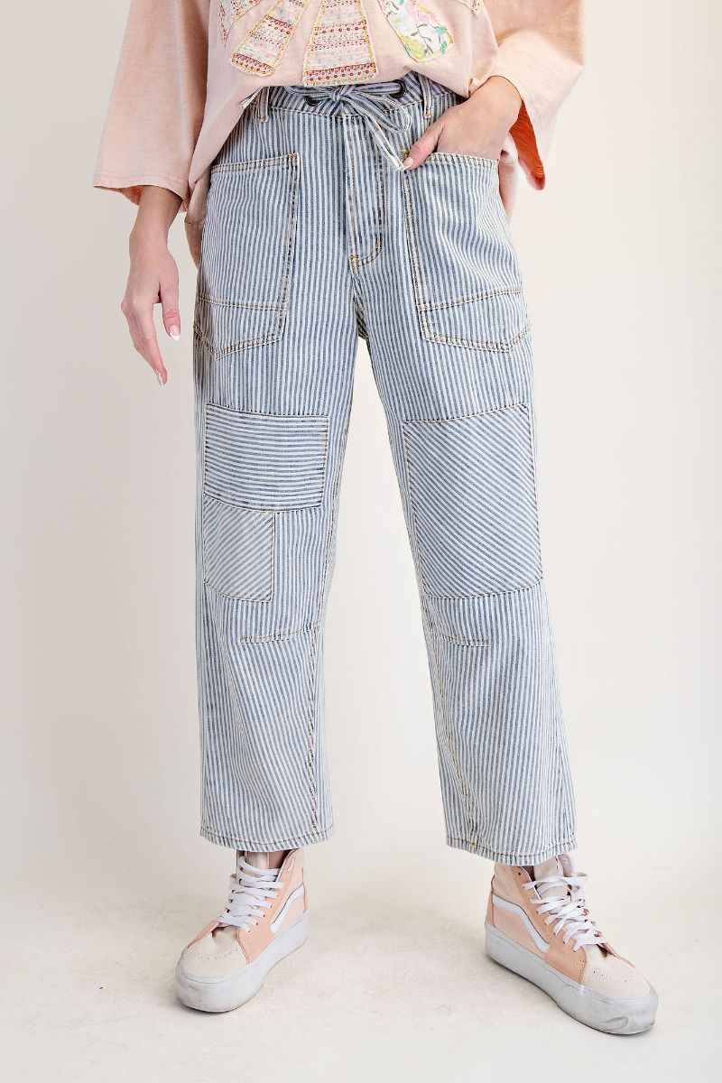 Lazy Daze Striped Jeans