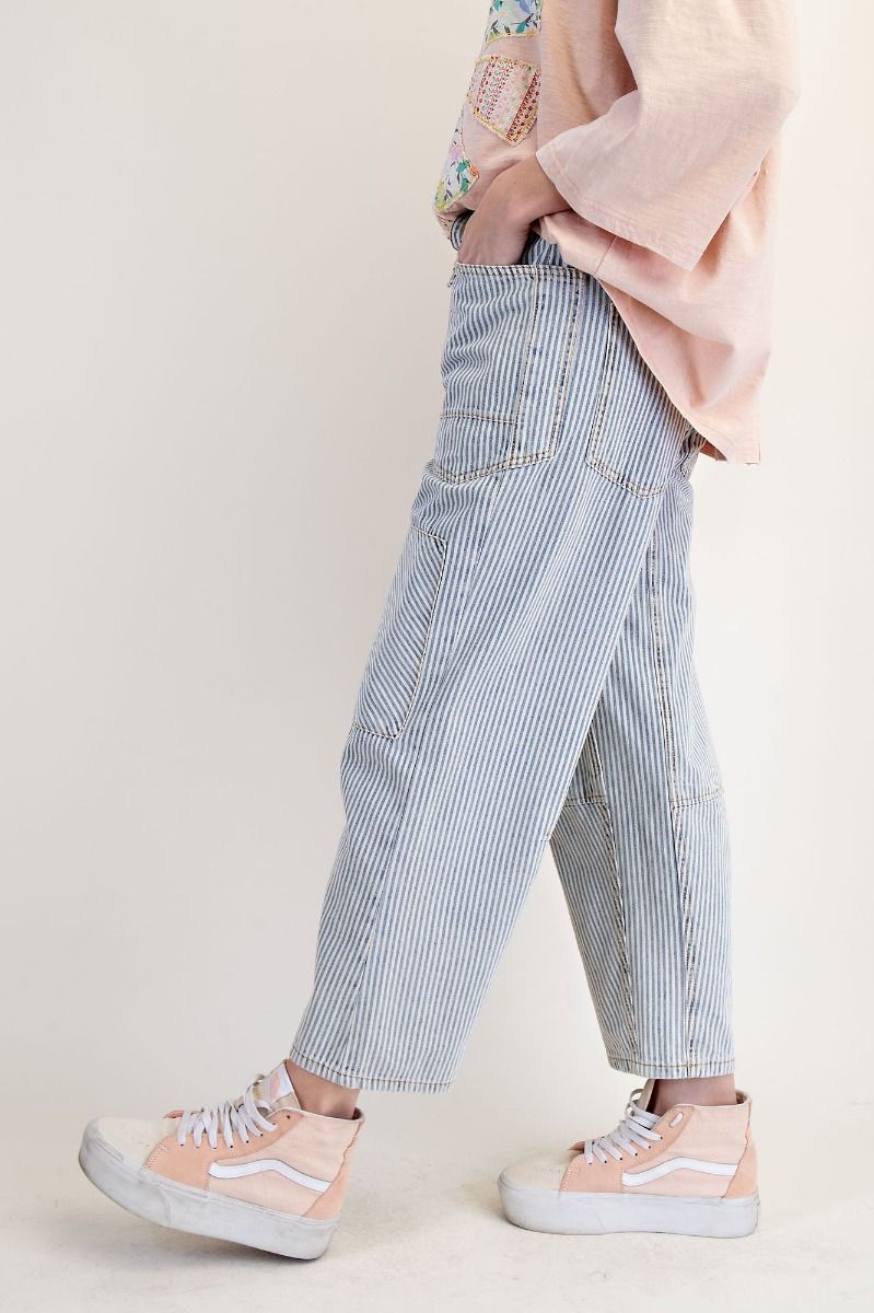Lazy Daze Striped Jeans