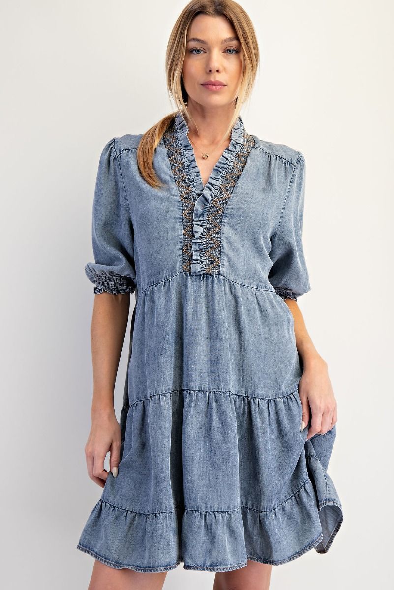 Starlight Chambray Dress