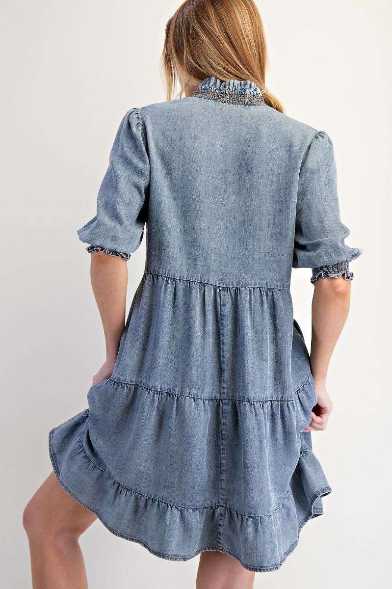 Starlight Chambray Dress