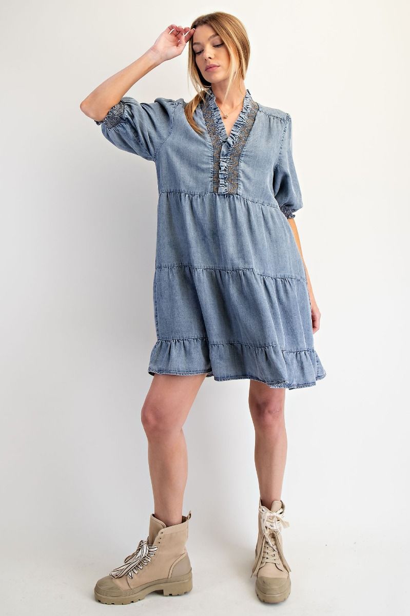 Starlight Chambray Dress