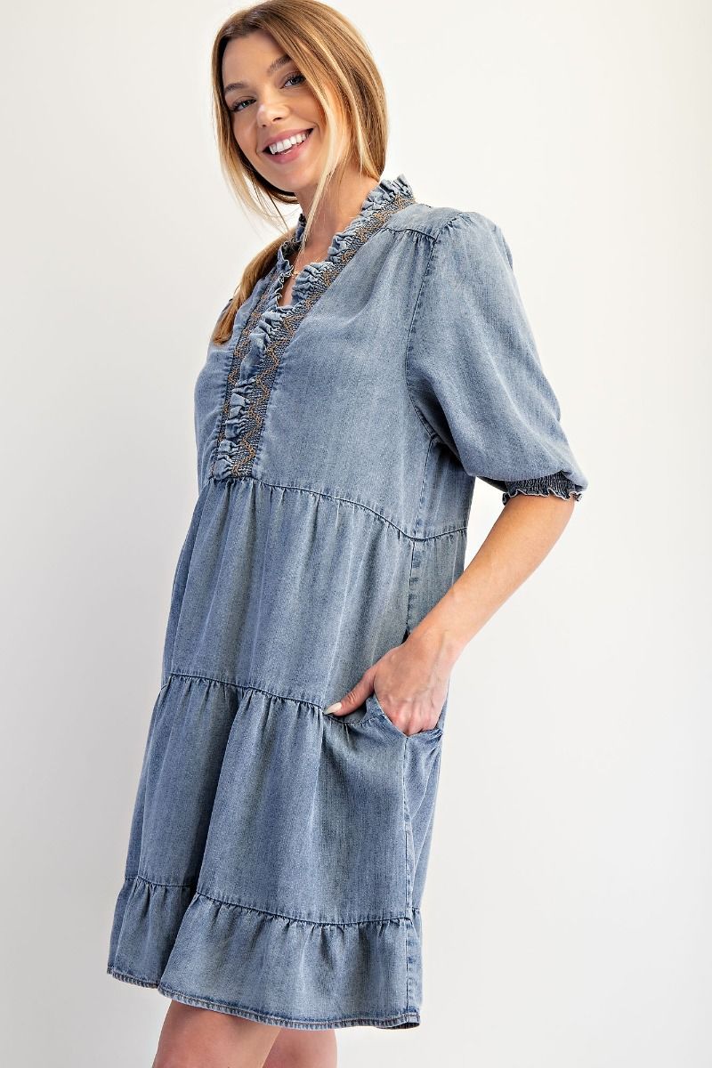 Starlight Chambray Dress