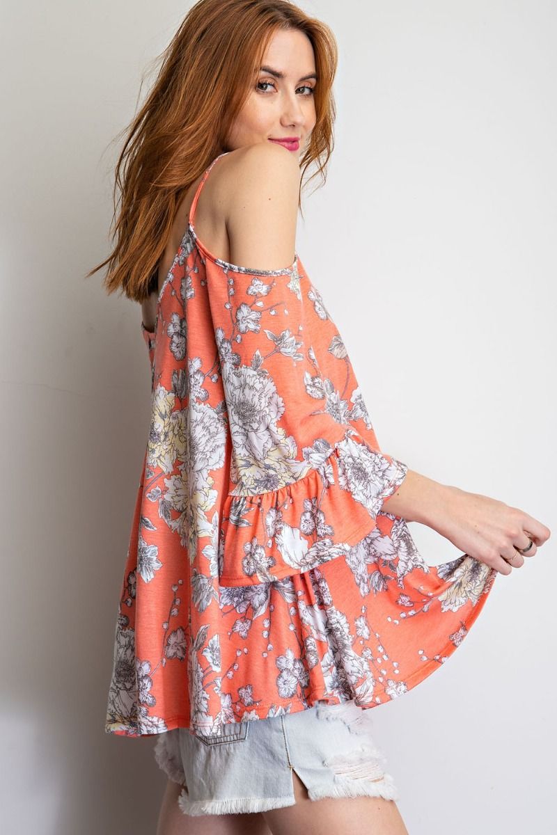 Printed Babydoll Tunic