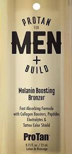 Pro Tan For Men + Build Melanin Packet