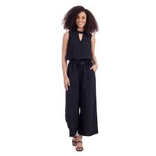 BLACK BOWIE JUMPSUIT Mudpie