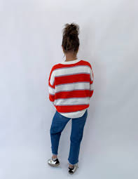 SYLAS STRIPED SWEATER Mudpie