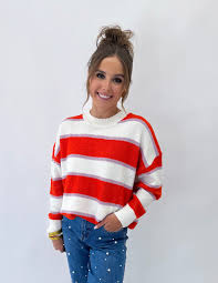 SYLAS STRIPED SWEATER Mudpie