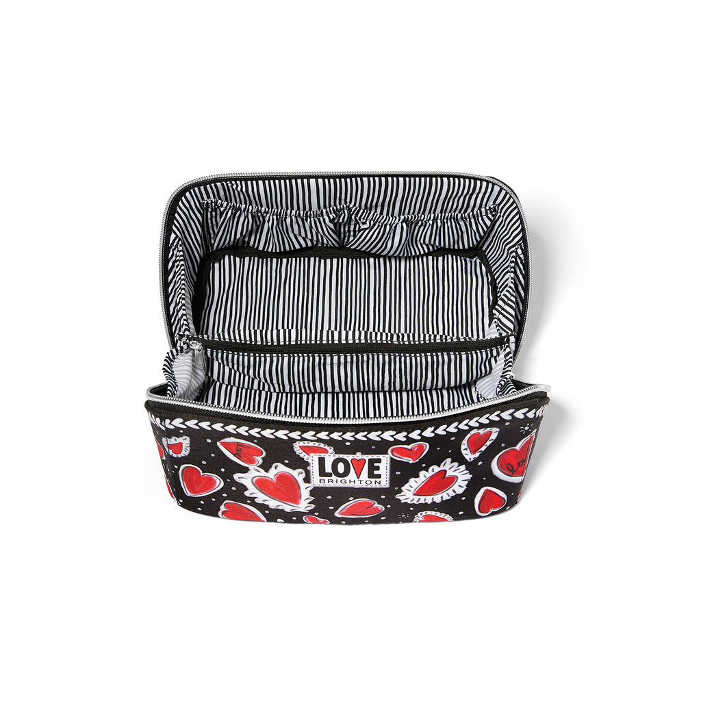 Hearts A Flutter Cosmetic Bag