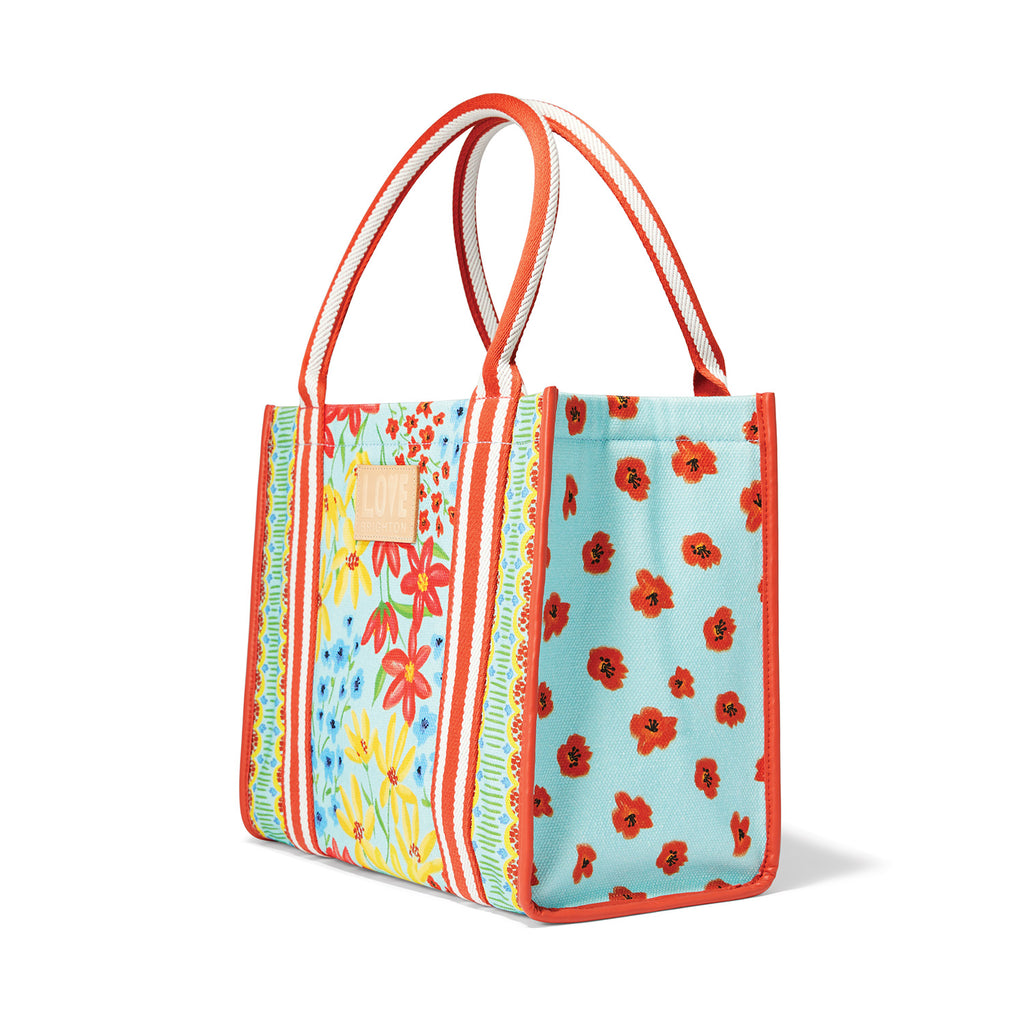 Painterly Garden Canvas Carryall