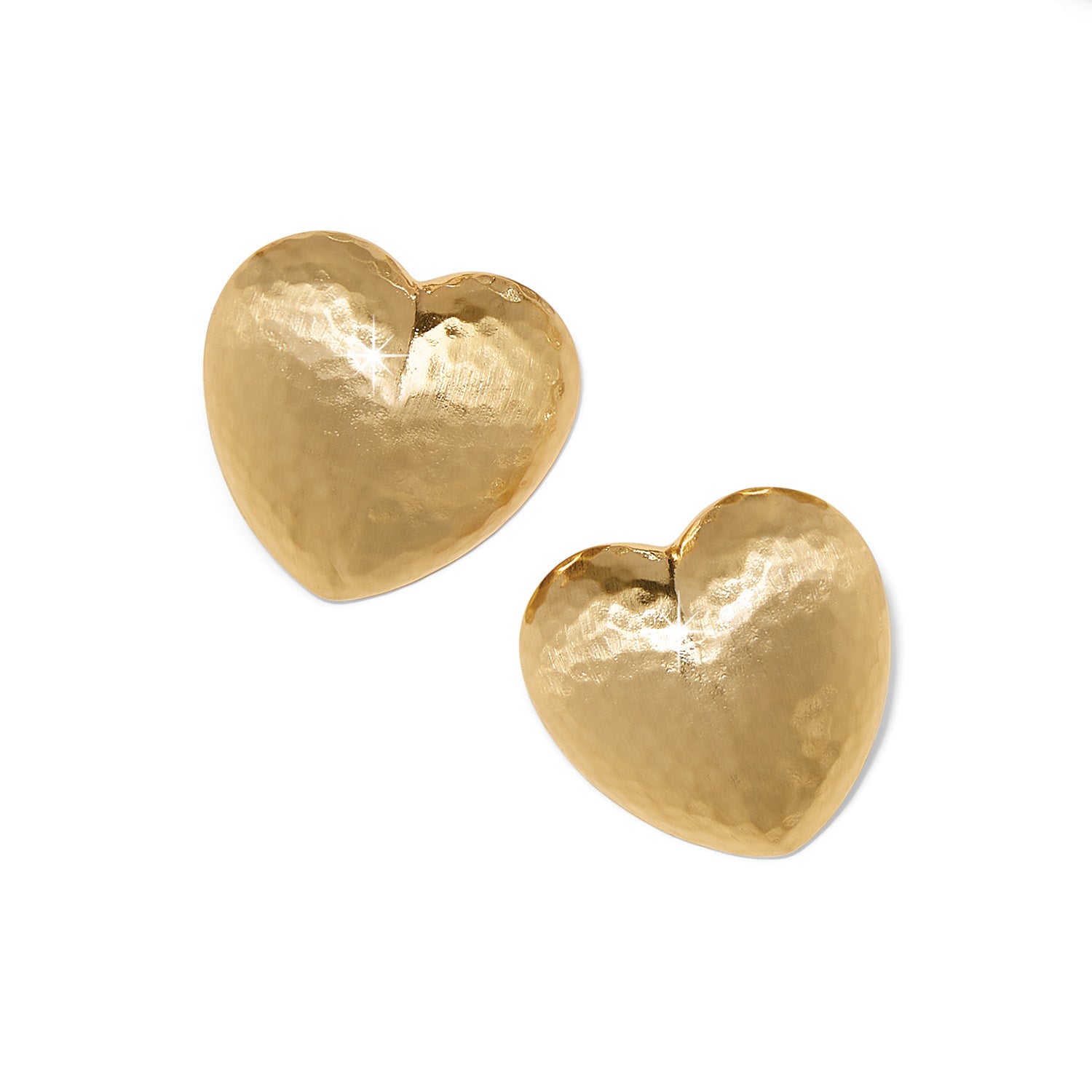 Trianon Heart Small Post Earrings