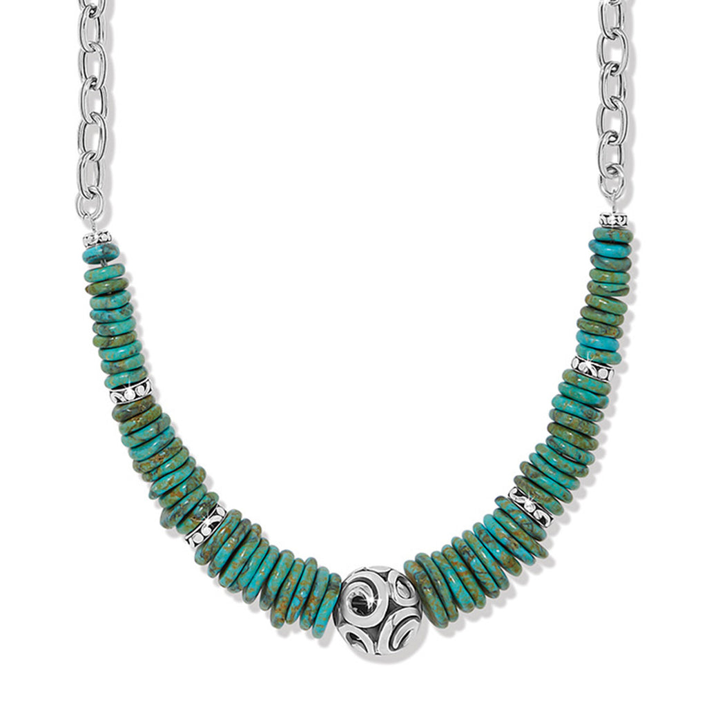 Contempo Sonora Verde Blue Disc Necklace