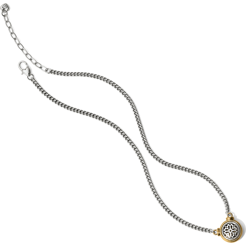 Ferrara Two Tone Short Necklace