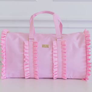 Ruffled Nylon Weekender