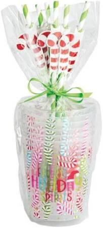 Full Of Holiday Spirits Holiday Party Cup Set Mudpie